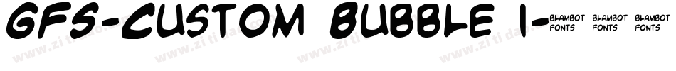 GFS-Custom Bubble 1字体转换